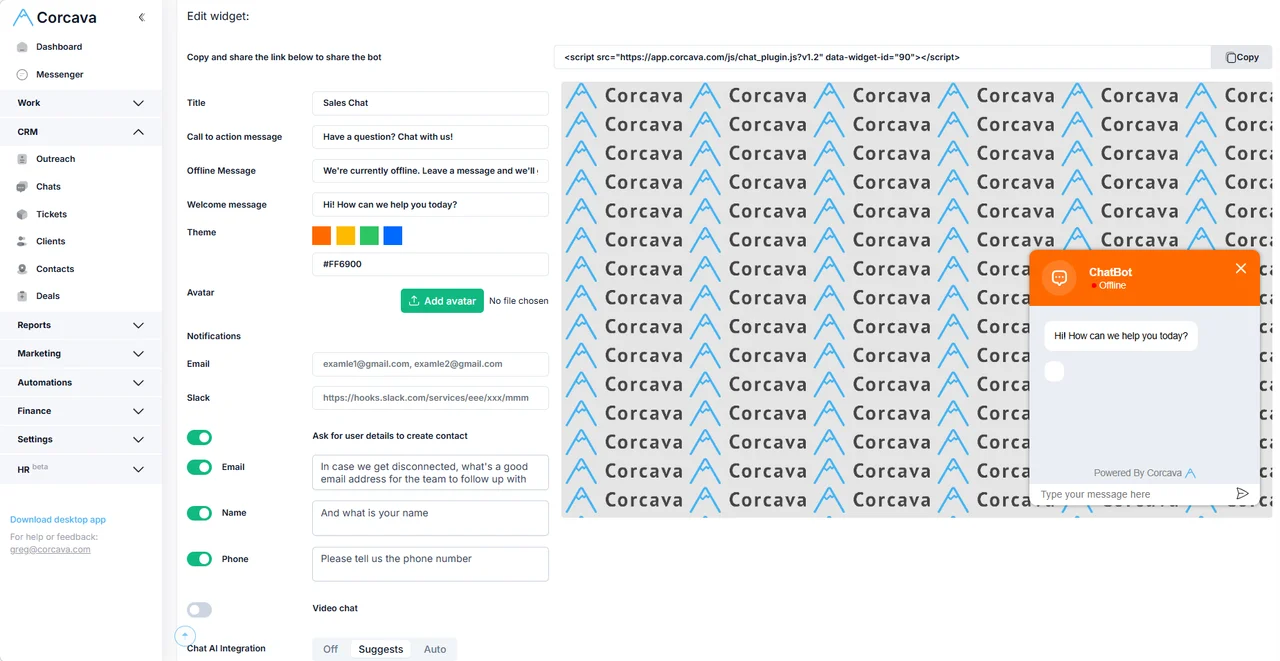Widget Personalizable