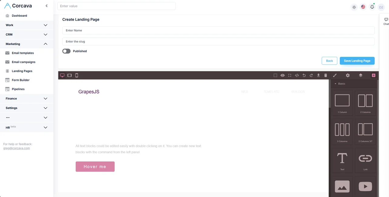 Corcava Form Builder