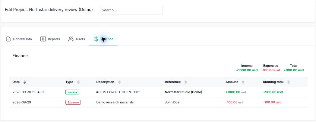 Project Profitability Tracking: Read Time, Cost and Billing Together