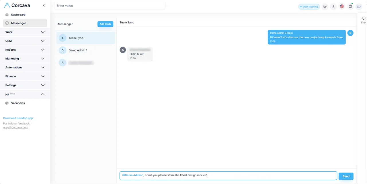 Corcava Messenger